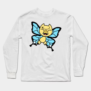 Tan  ButterBat Long Sleeve T-Shirt